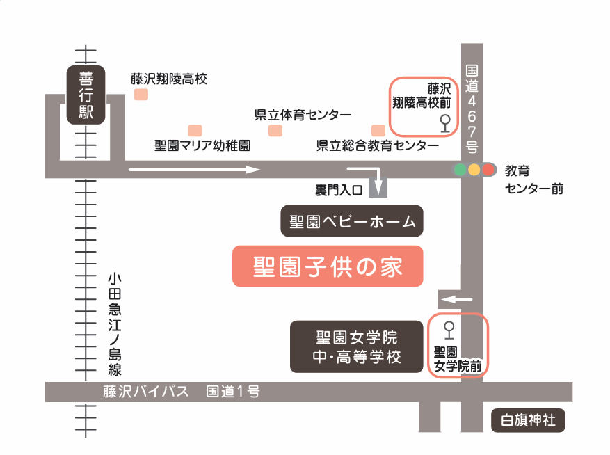 Shonanみその周辺地図